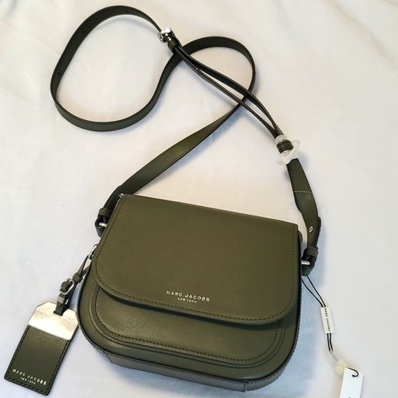 Marc Jacobs Bags Nwt Marc Jacobs Mini Rider Green Leather Crossbody Bag Poshmark